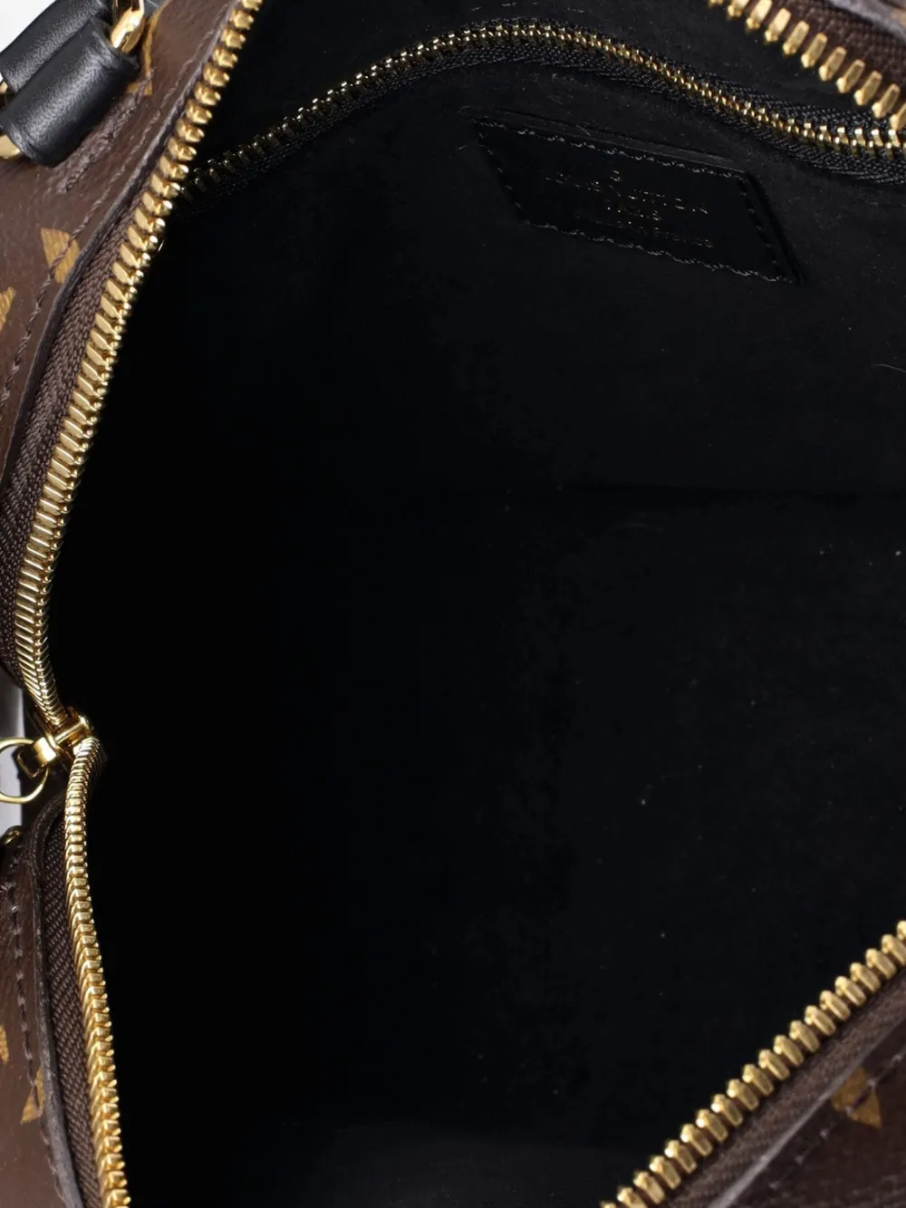 Petite Malle Souple Handbag Monogram Canvas With Leather Shoulder Bag