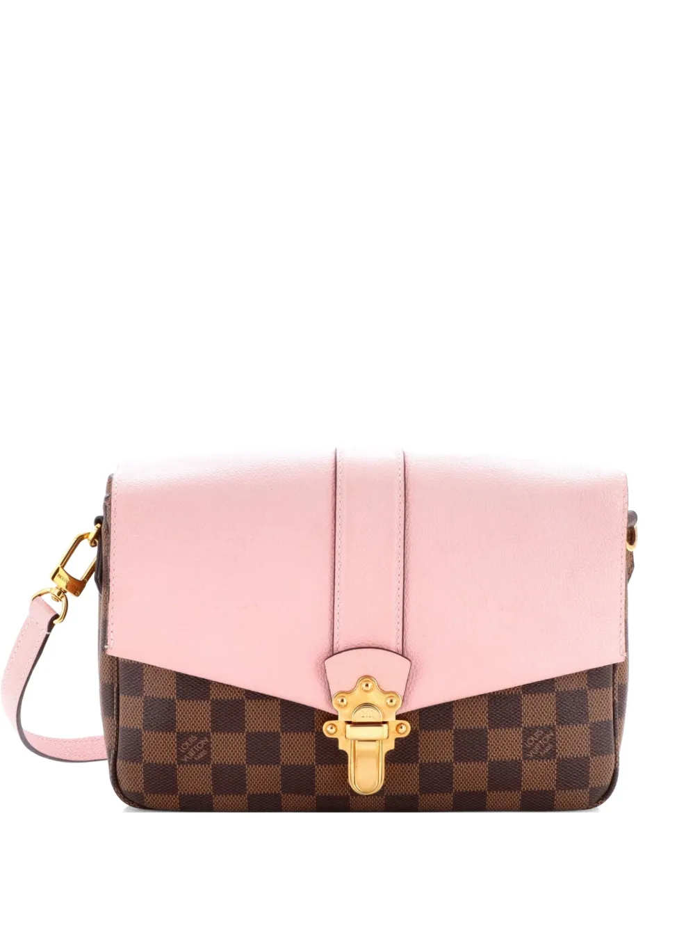 Louis Vuitton Pre-Owned Clapton Handbag Damier and Leather PM crossbody bag - Marrone