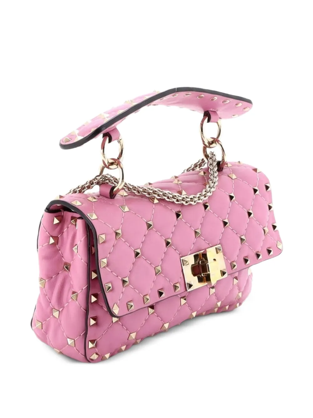 Rockstud Spike Flap Bag Quilted Leather Small Crossbody Bag