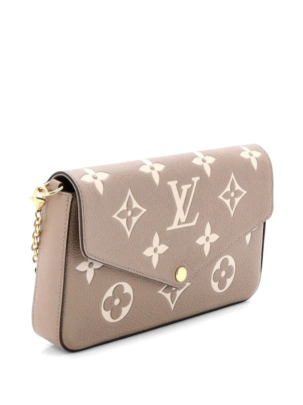 Louis Vuitton Pre-Owned Felicie Pochette Bicolor Monogram Empreinte Giant crossbody bag - Toni neutri
