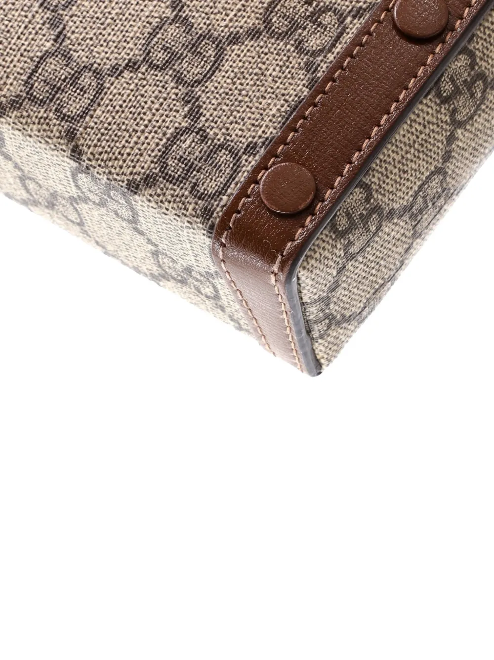 Horsebit 1955 Gg Coated Canvas With Leather Mini Crossbody Bag