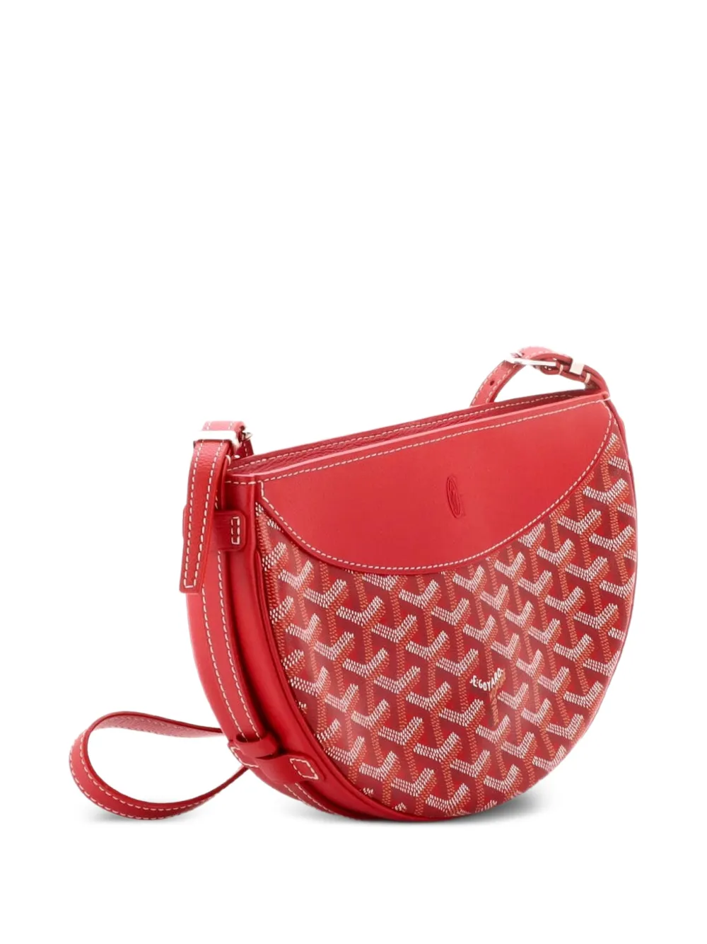 Hirondelle Coated Canvas And Leather Shoulder Bag