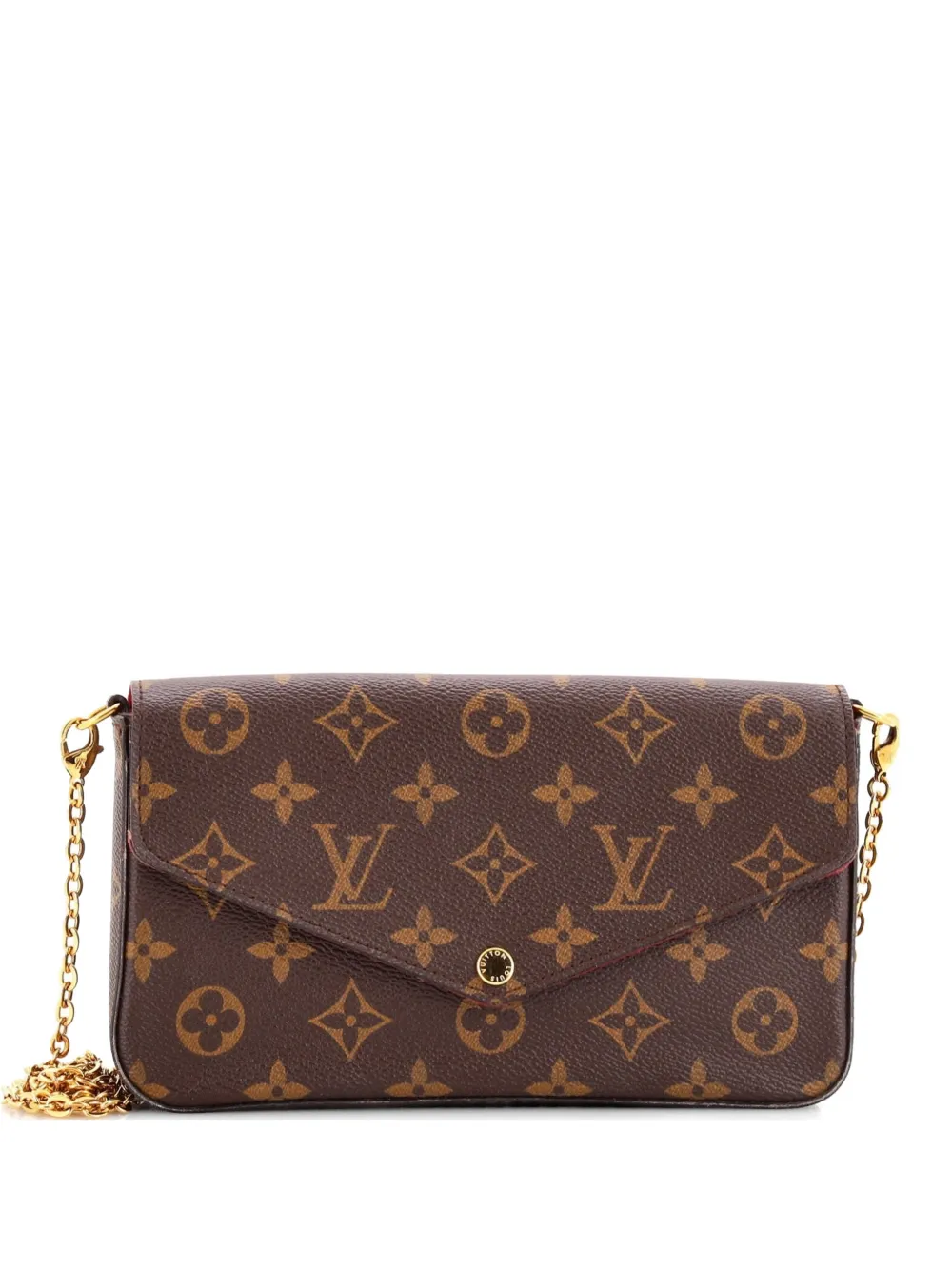 Louis Vuitton Pre-Owned Felicie Pochette Monogram Canvas crossbody bag - Brown