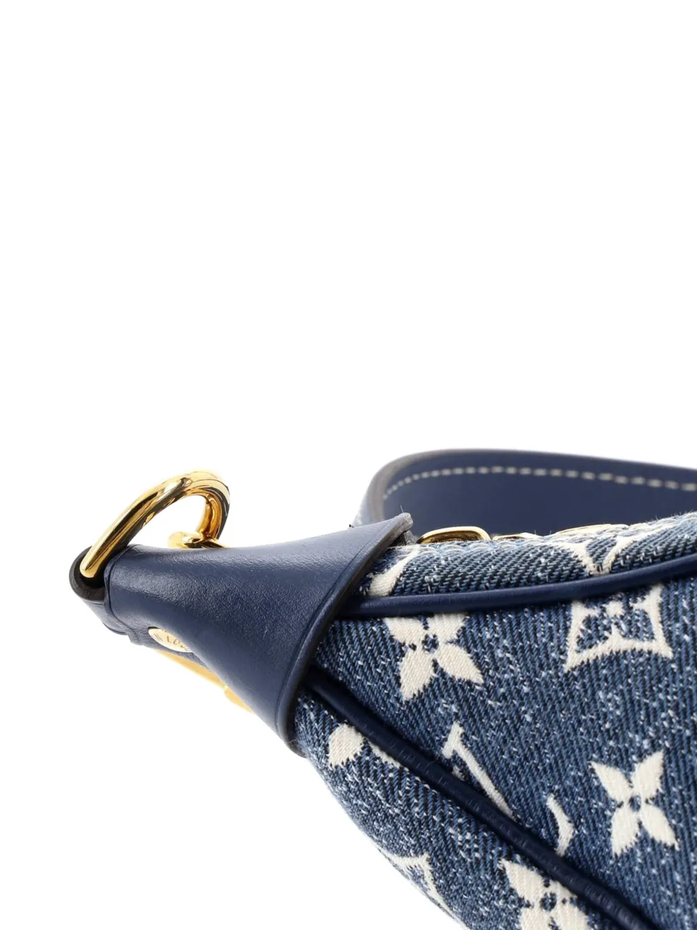 Louis Vuitton Pre-Owned Loop Handbag Monogram Jacquard Denim Hobo