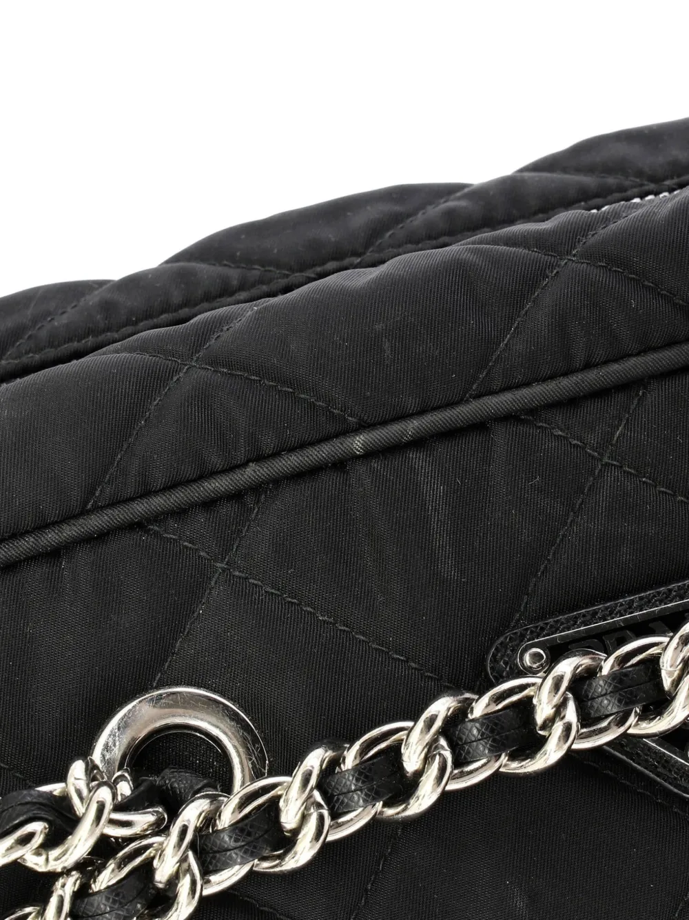 Chain Quilted Tessuto Medium Shoulder Bag