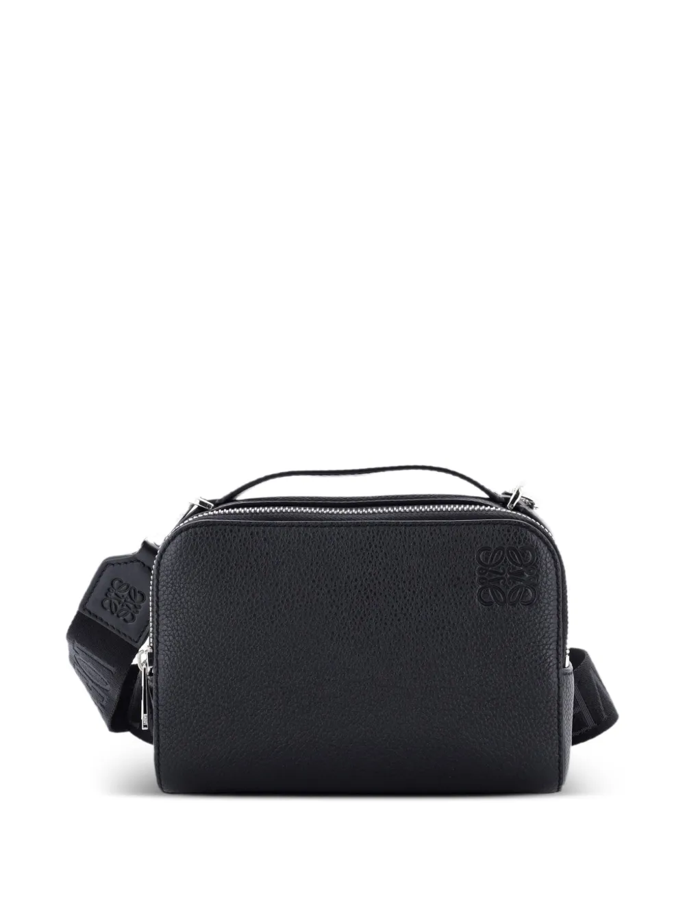 Loewe Pre-Owned Camera Leather Mini crossbody bag - Nero