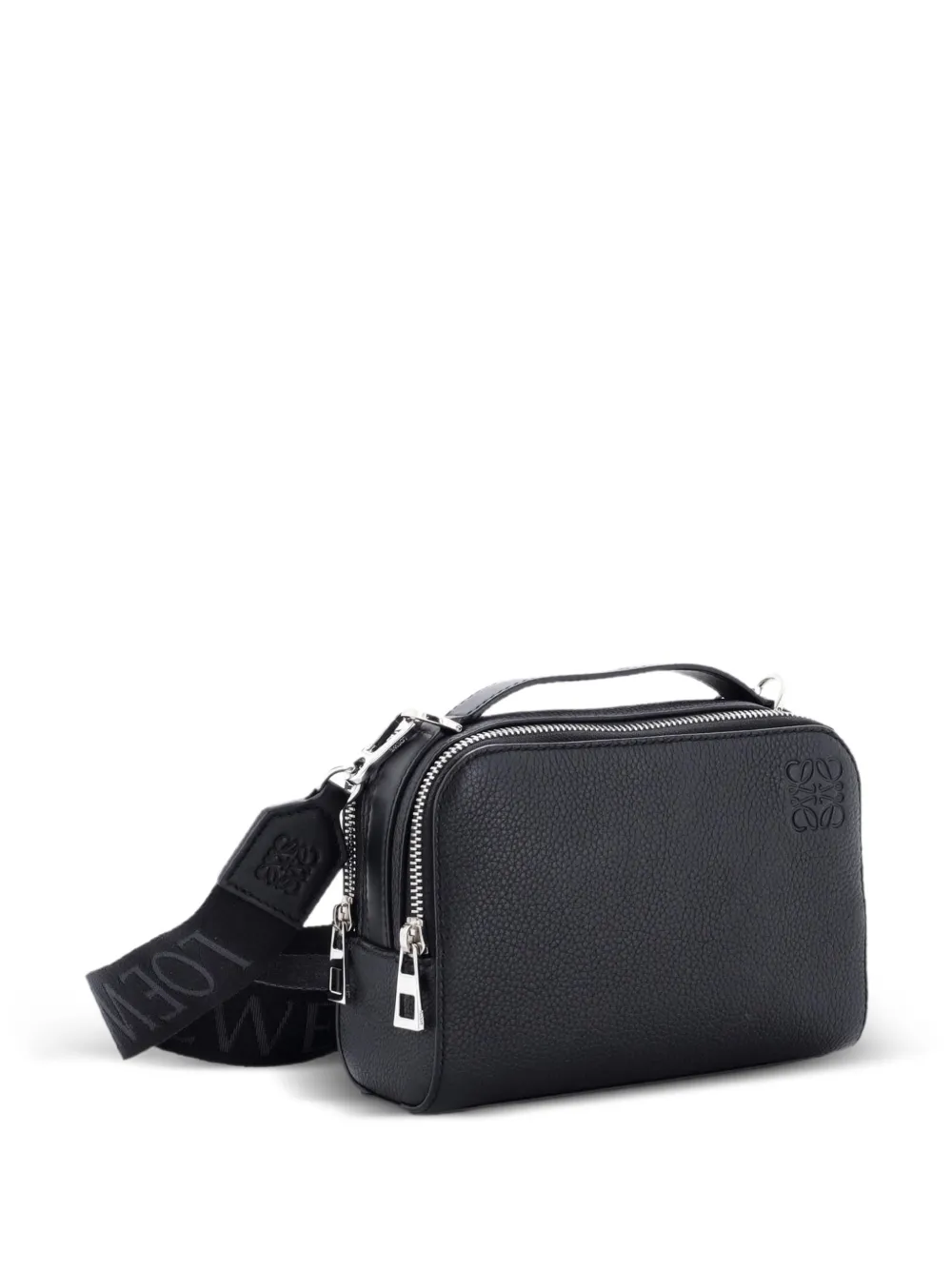 Camera Leather Mini Crossbody Bag