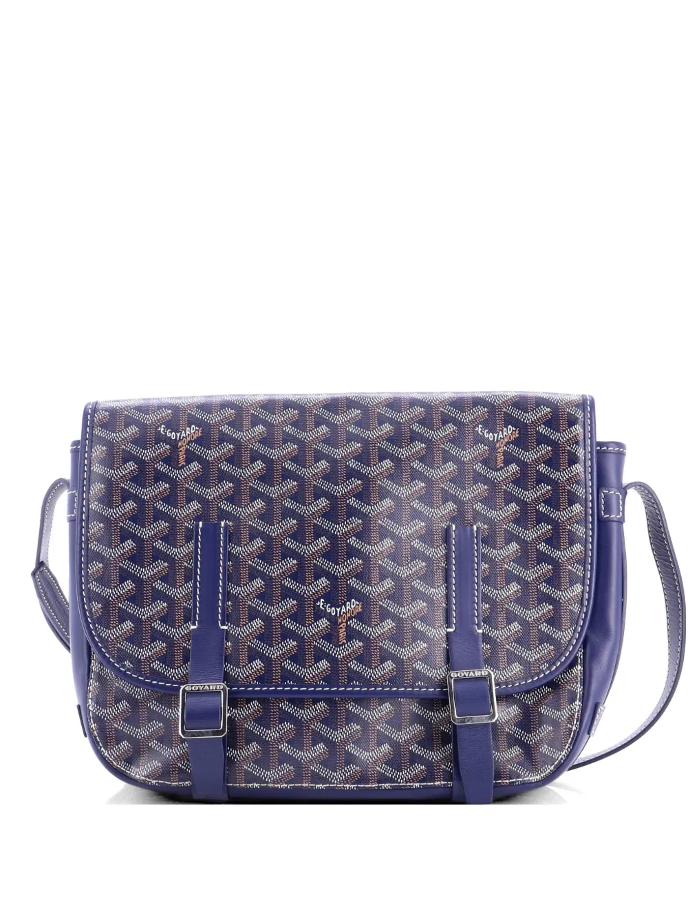 Goyard Pre-Owned Belvedere Messenger Bag Coated Canvas MM crossbody bag - Blu
