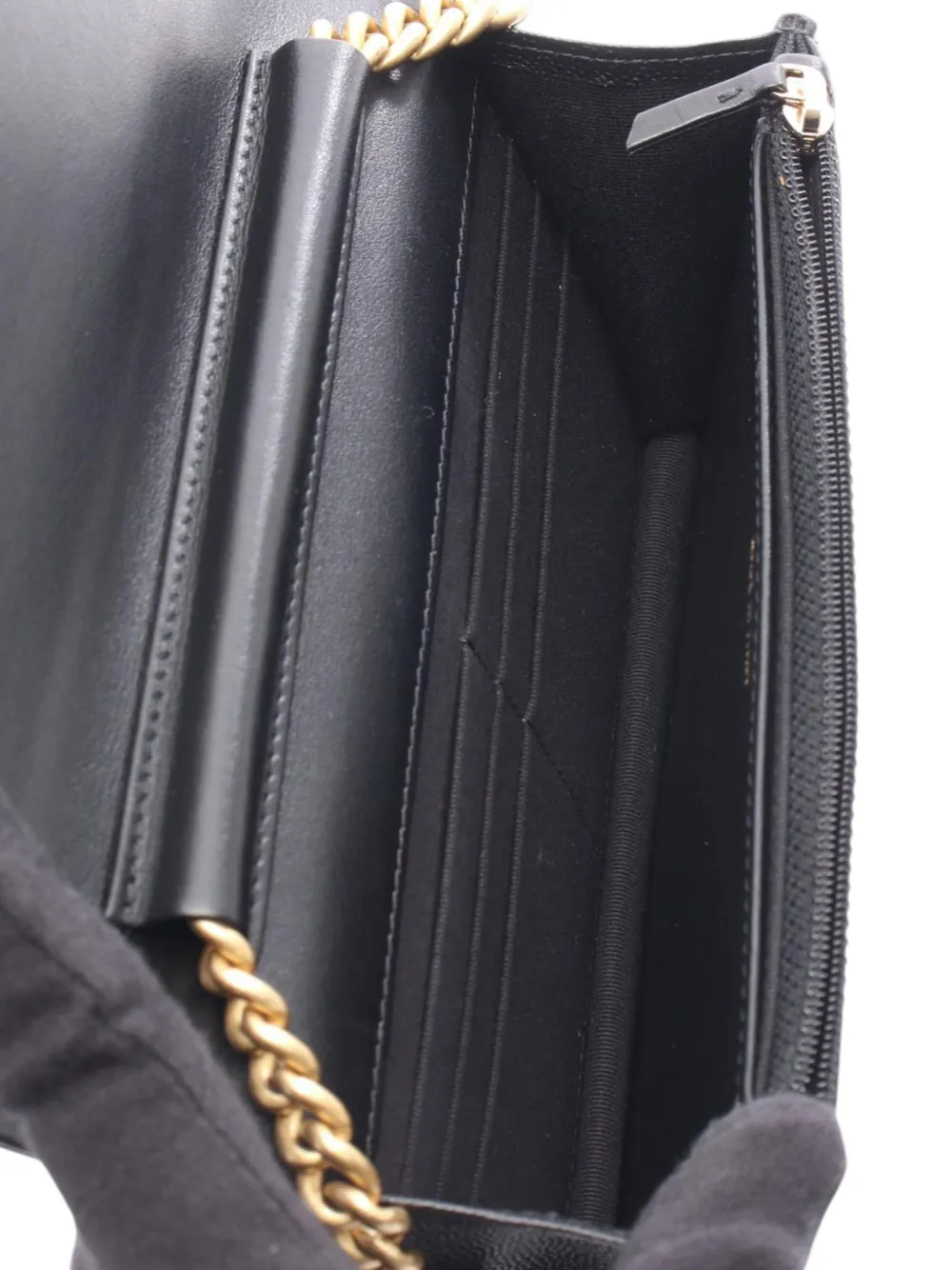 2021-2026 Quilted Caviar Boy Wallet On Chain Crossbody Bag