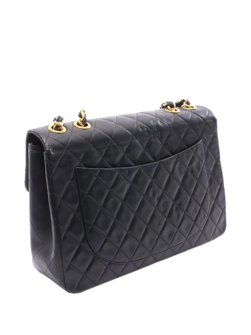 1994-1996 CC Quilted Lambskin Single Flap shoulder bag