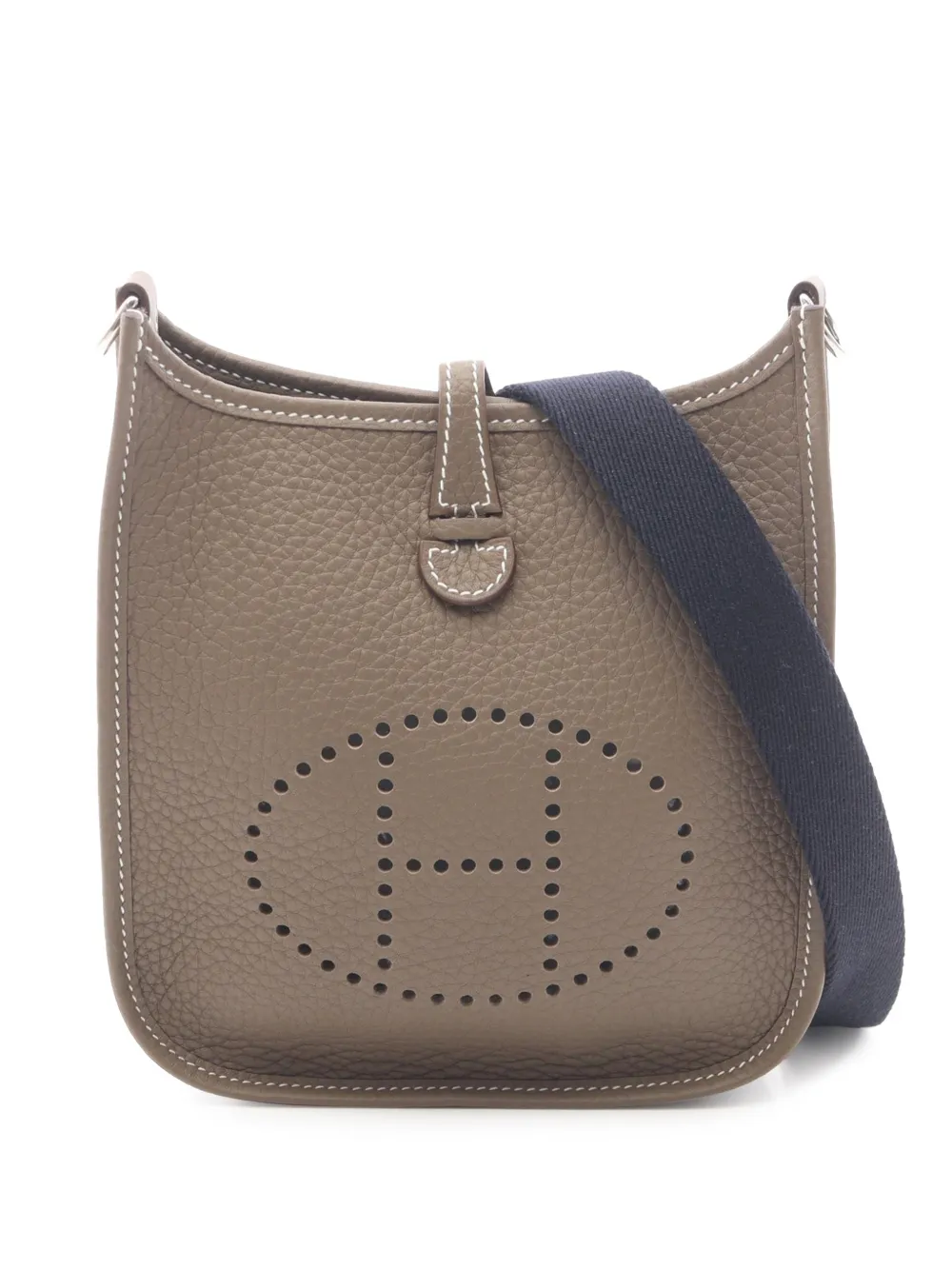 Hermès Pre-Owned 2025 Clemence Evelyne TPM crossbody bag - Grigio