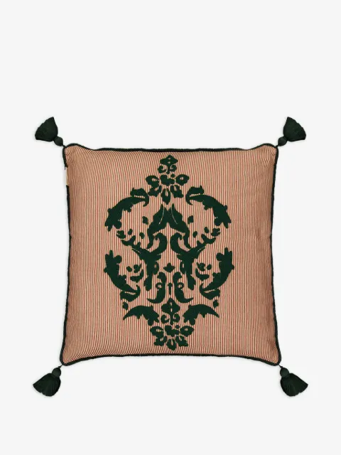 HOUSE OF CAPRICORN Bourbon striped cushion