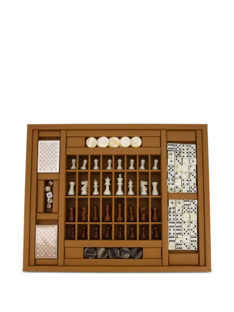 Hector Saxe Multi-Game leather box