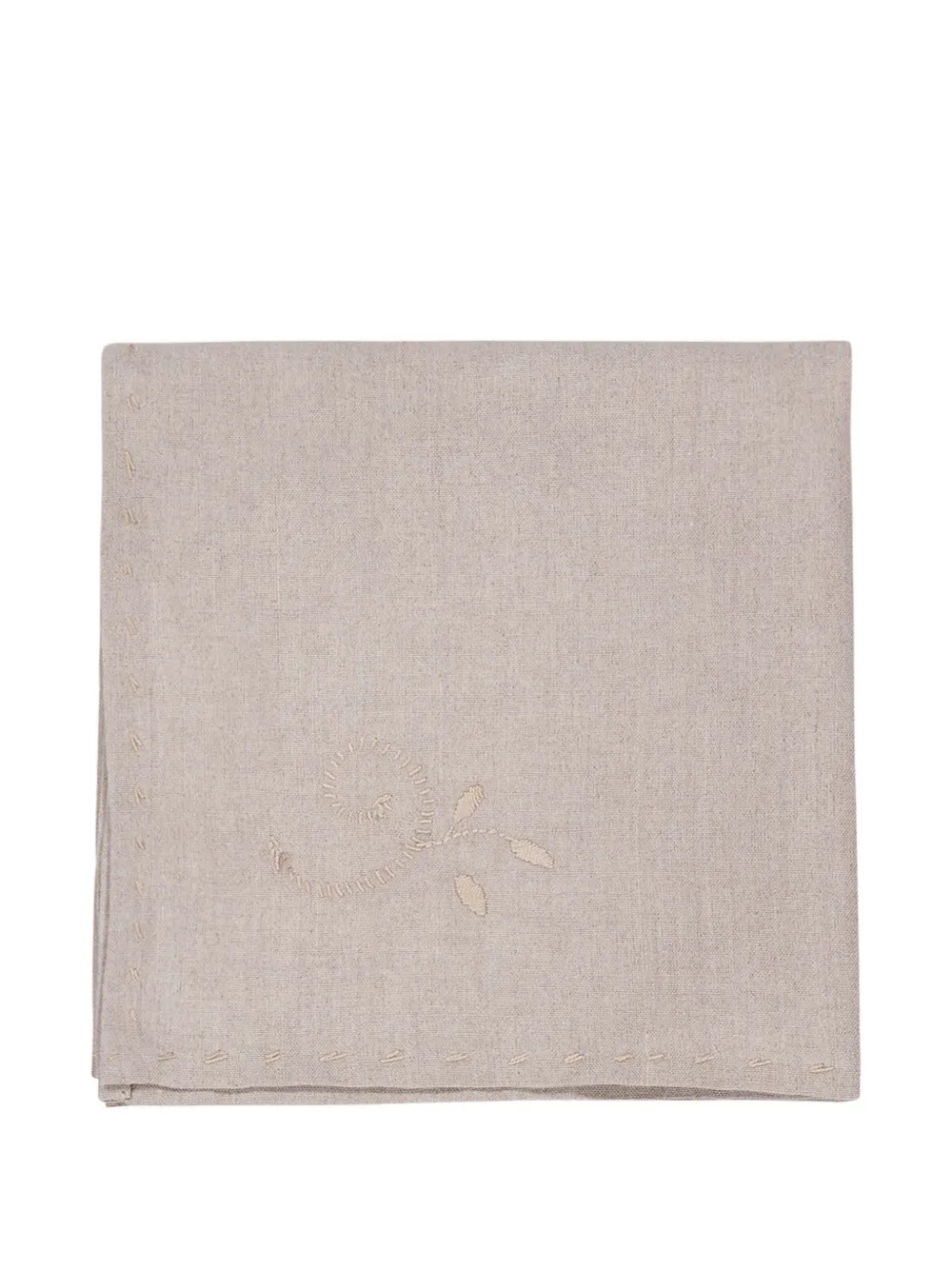 HOUSE OF CAPRICORN Viana Servietten mit Stickerei (12er-Set) - Nude