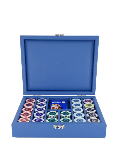 Hector Saxe chips poker set