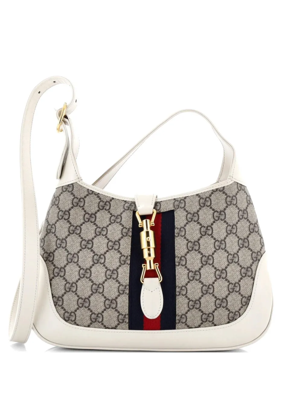 Gucci Pre-Owned Jackie 1961 GG Coated Canvas Small hobo bag - Marrone