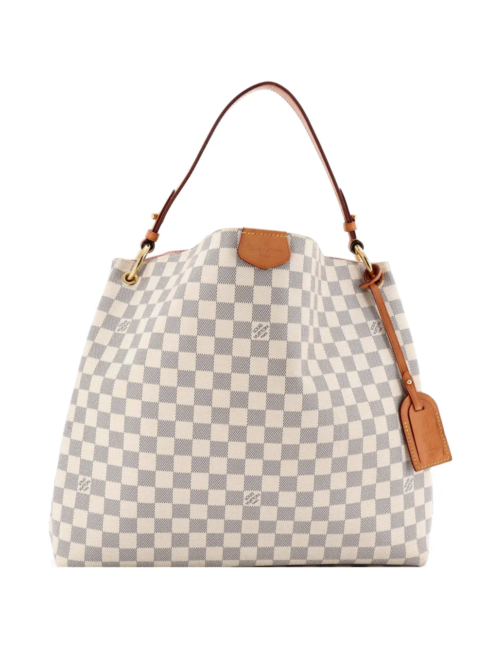 Louis Vuitton Pre-Owned Graceful Handbag Damier MM hobo bag - Bianco