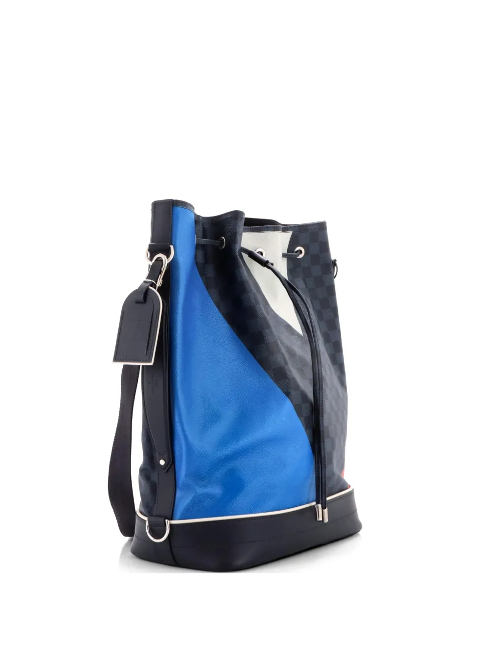 Louis Vuitton Pre-Owned Noe Marin Handbag Regatta Damier Cobalt bucket bag - Nero