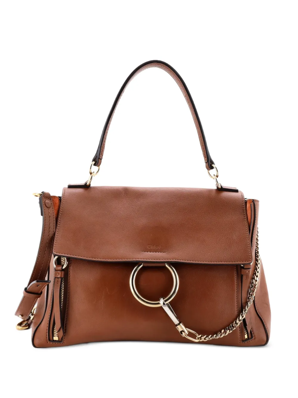 Chloé Pre-Owned Faye Day Bag Leather Medium satchel - Marrone