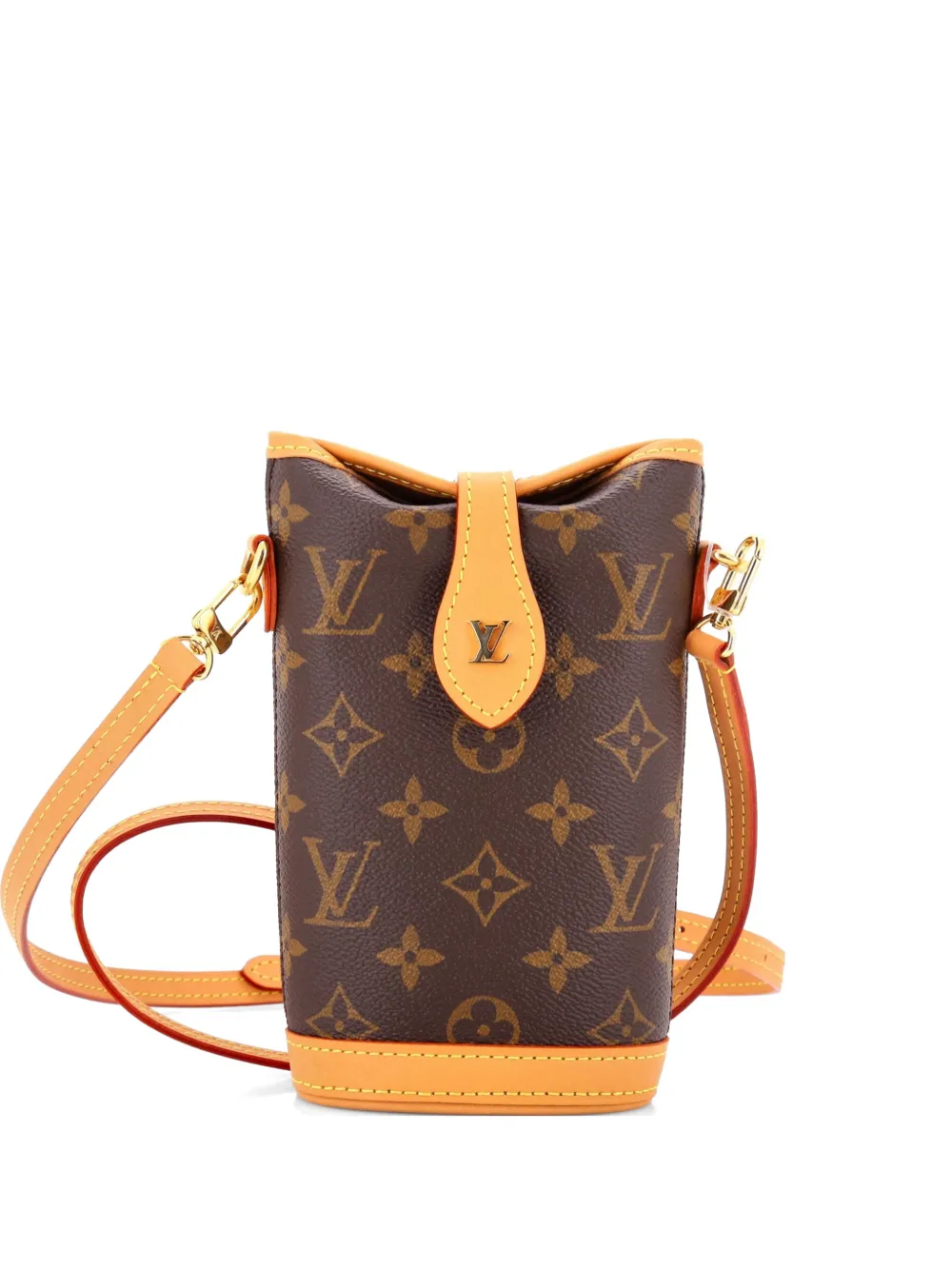 Louis Vuitton Pre-Owned Fold Me Pouch Monogram Canvas crossbody bag - Braun