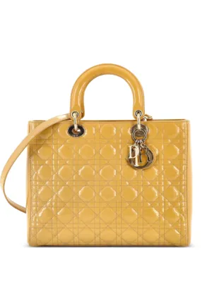 Christian Dior Pre-Owned 2021 Micro Lambskin Cannage Lady Dior
