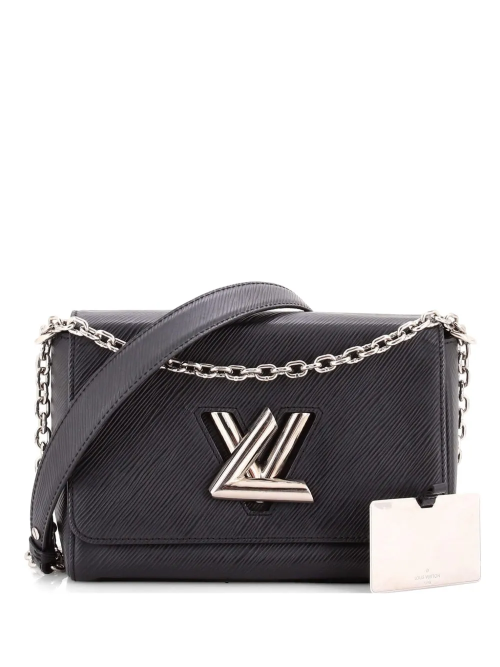 Louis Vuitton Pre-Owned Twist Handbag Epi Leather MM crossbody bag - Black