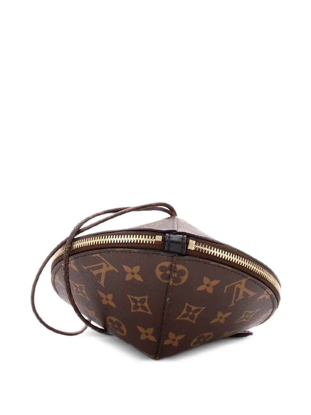 Louis Vuitton Pre-owned Toupie Handbag Monogram Canvas Clutch Bag in Brown, view 2