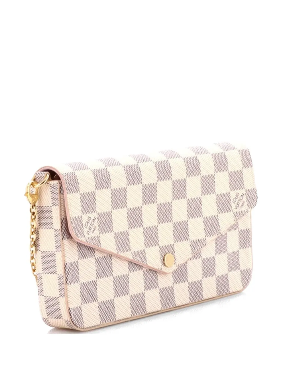 Louis Vuitton Pre-Owned Felicie Pochette Damier crossbody bag - Bianco