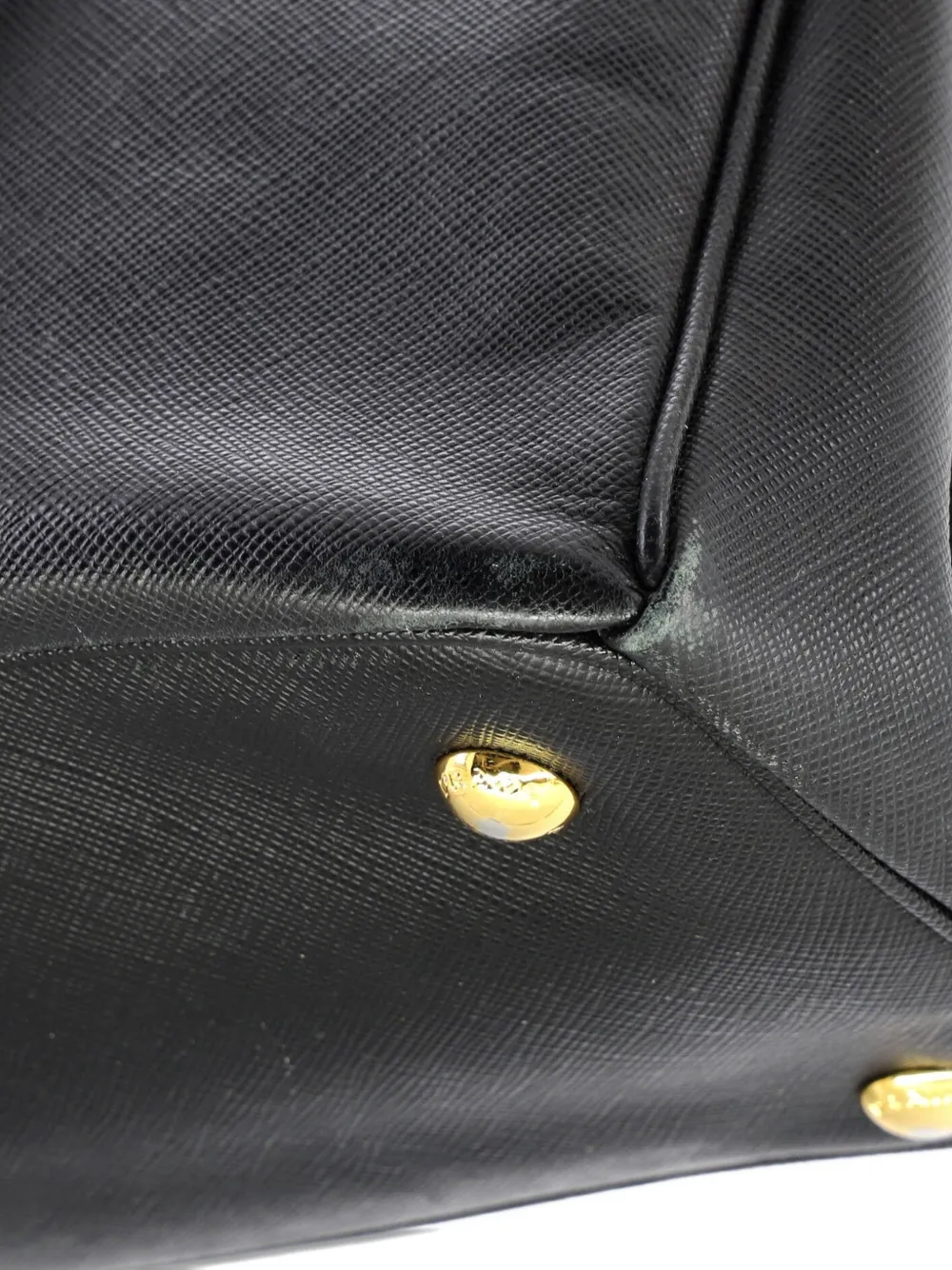 Lux Open Saffiano Leather Medium Tote Bag