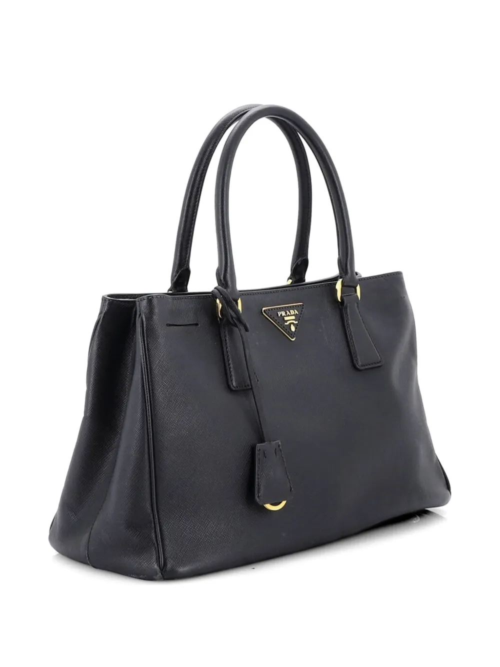 Lux Open Saffiano Leather Medium Tote Bag