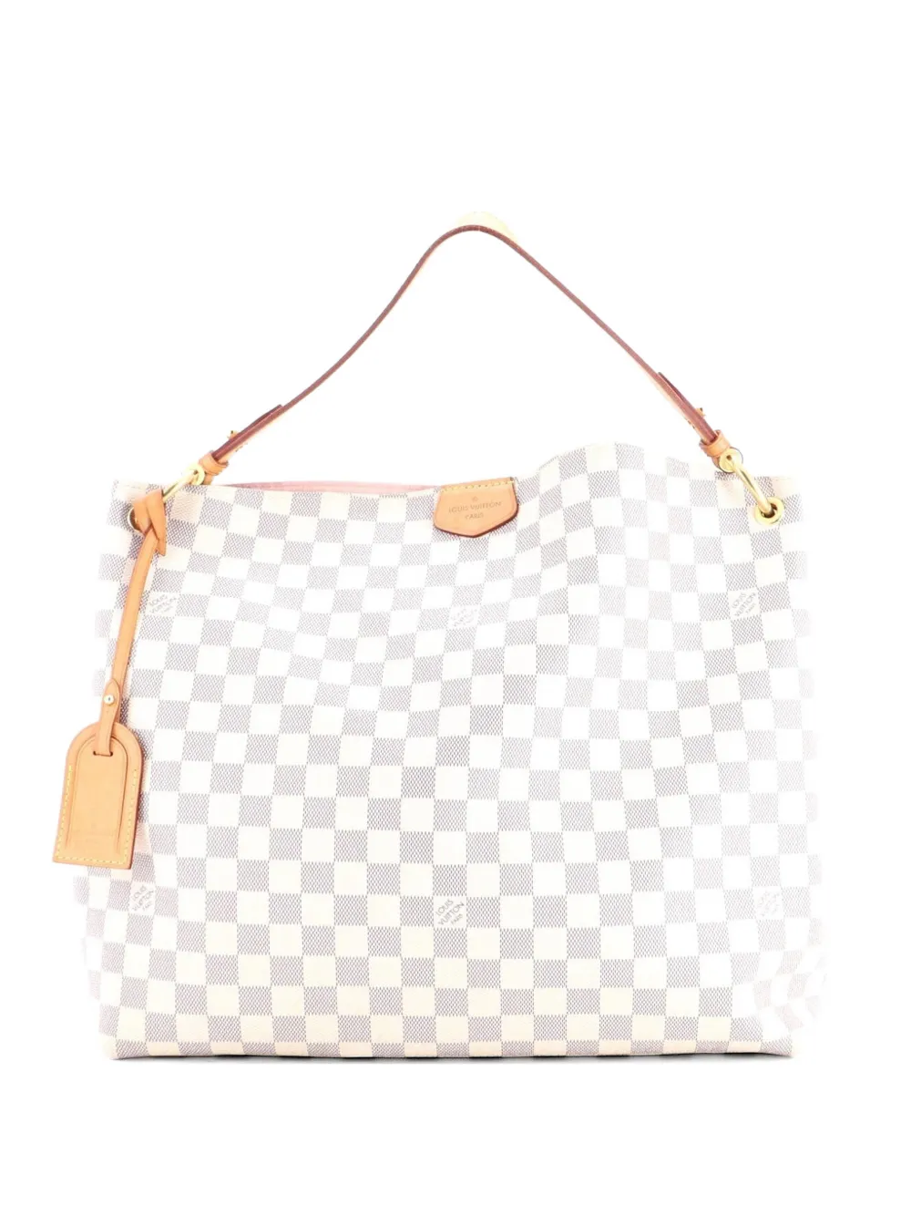 Louis Vuitton Pre-Owned Graceful Handbag Damier MM hobo bag - Bianco