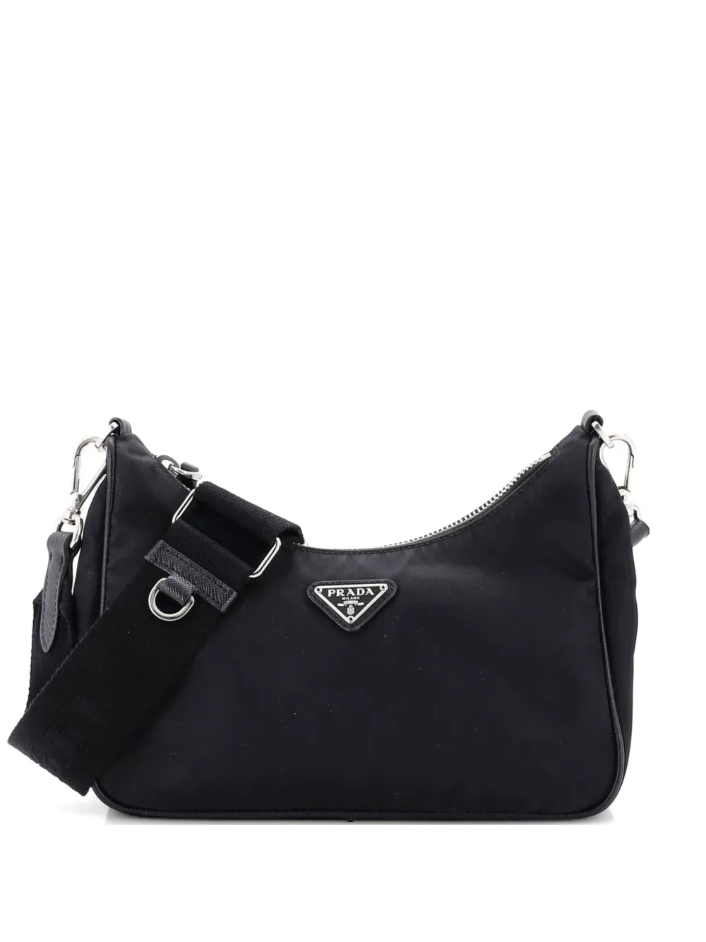 Prada Pre-Owned Re-Edition 2005 Shoulder Bag Tessuto Small crossbody bag - Nero