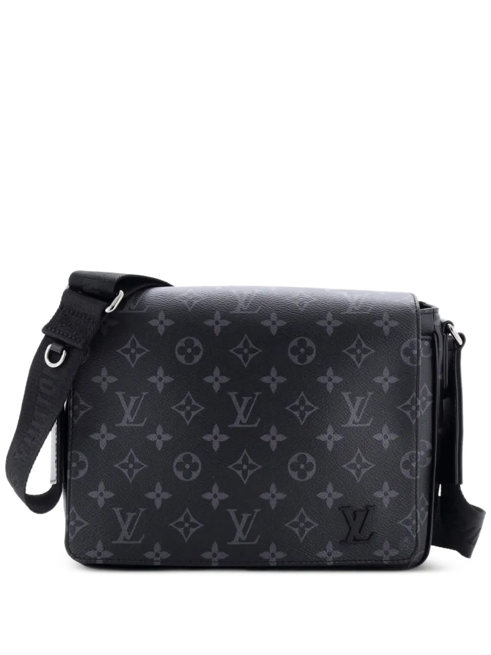 Louis Vuitton Pre-Owned District Messenger Bag Monogram Eclipse Canvas PM crossbody bag - Nero