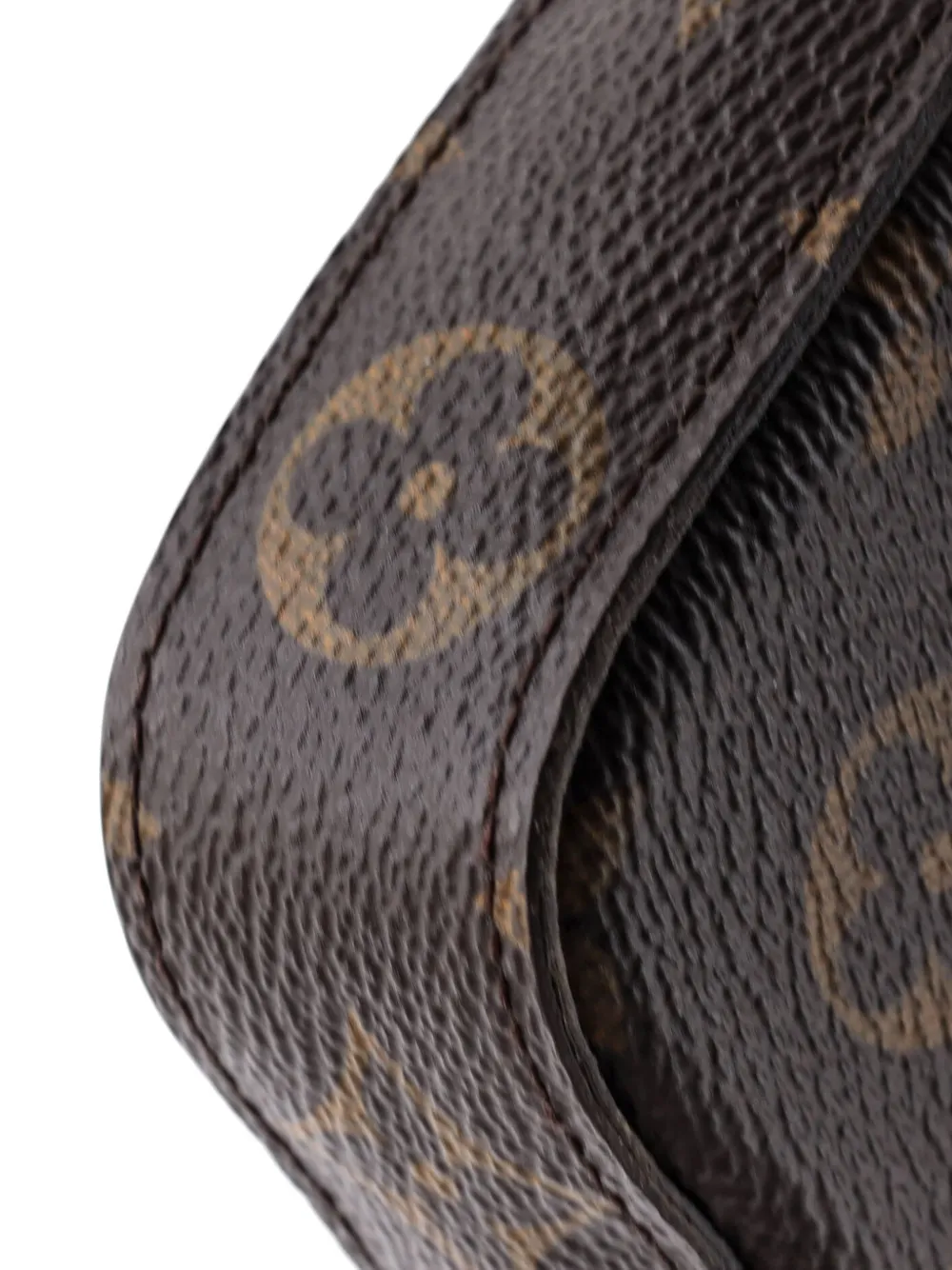 Pre-owned Louis Vuitton Felicie Pochette Monogram Canvas Crossbody Bag In Brown