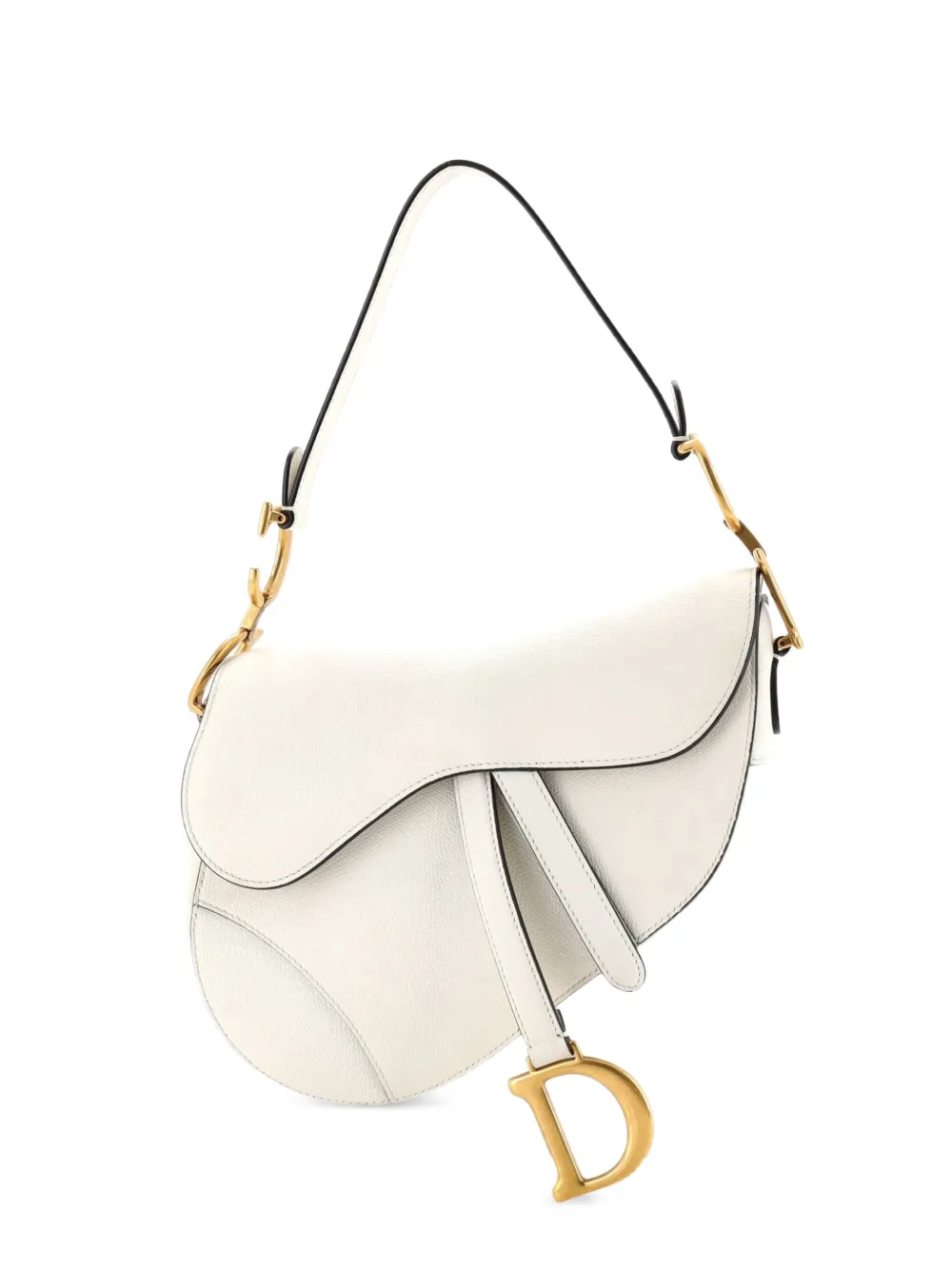 Christian Dior Pre-Owned Saddle Handbag Leather Medium shoulder bag - Toni neutri