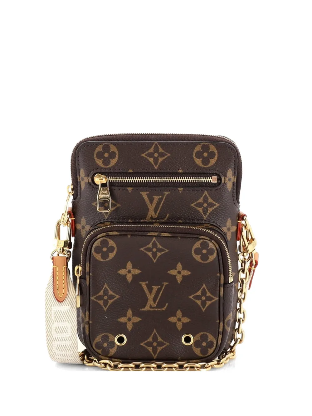 Louis Vuitton Pre-Owned Utility Phone Sleeve Bag Monogram Canvas crossbody bag - Braun
