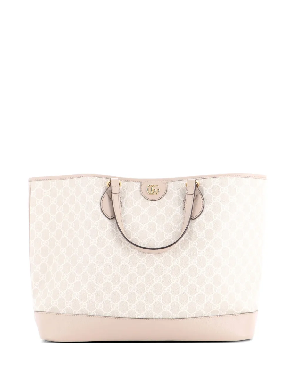 Gucci Pre-Owned Ophidia Top Handle Shopping GG Coated Canvas and Leather Medium tote bag - Toni neutri
