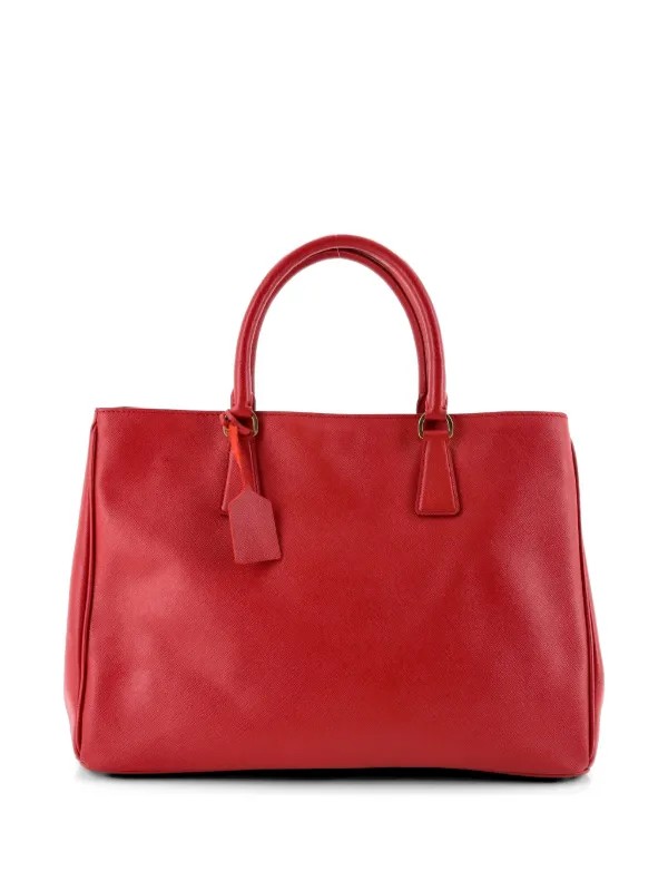 PRADA サフィアーノ　ハンドバッグ トートバック　レッド Prada Pre-Owned ルクス オープン サフィアーノレザー ラージ