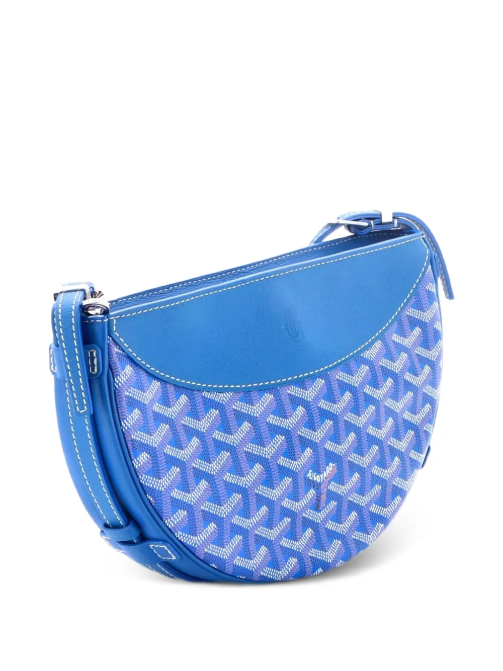 Hirondelle Coated Canvas and Leather shoulder bag