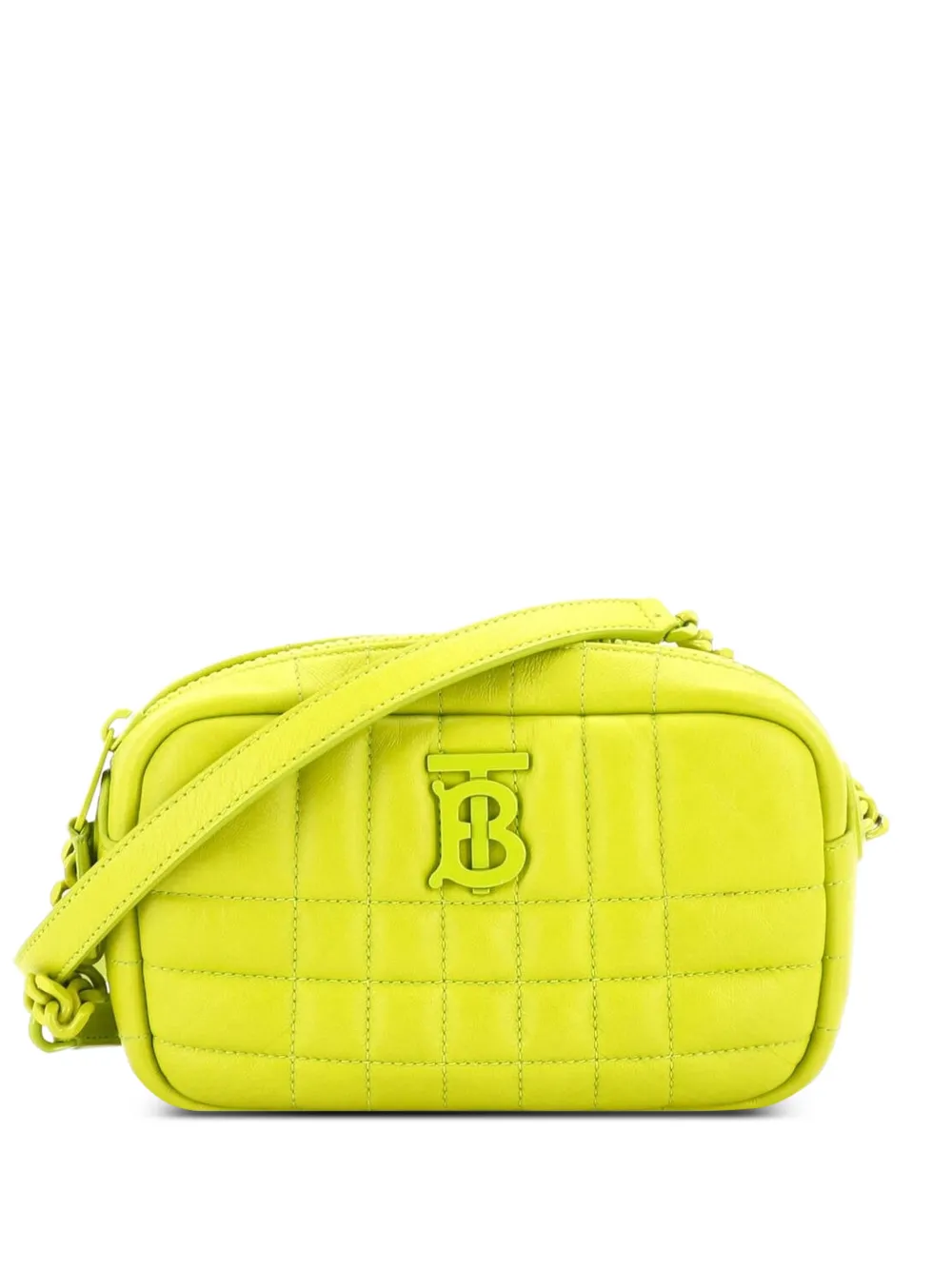 Burberry Pre-Owned Lola Camera Bag Quilted Leather Mini crossbody bag - Verde
