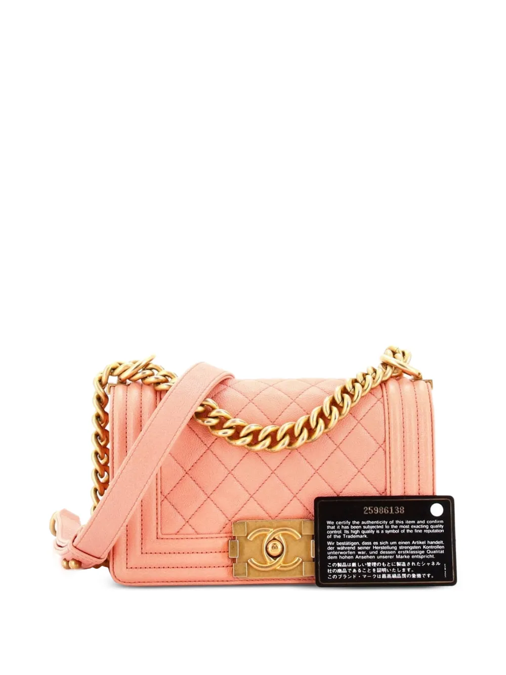Boy Flap Bag Quilted Caviar Small Crossbody Bag
