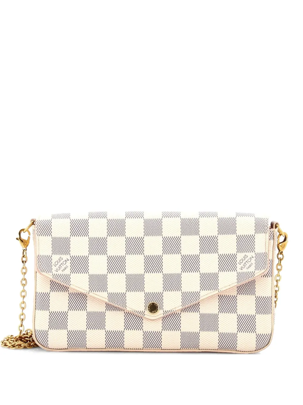 Louis Vuitton Pre-Owned Felicie Pochette Damier crossbody bag - Bianco