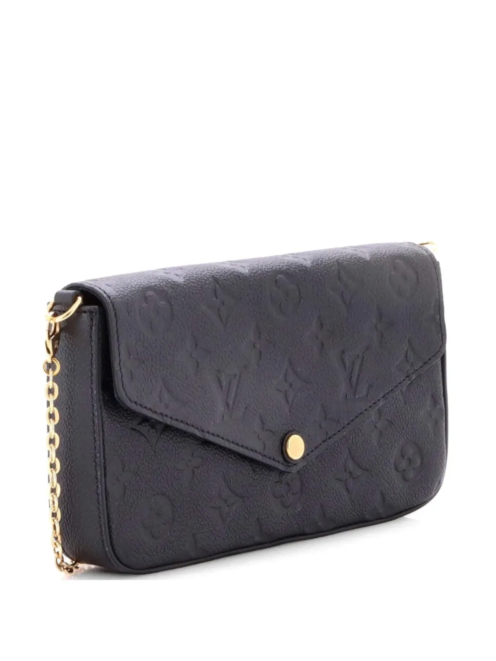 Louis Vuitton Pre-Owned Felicie Pochette Monogram Empreinte Leather crossbody bag - Nero