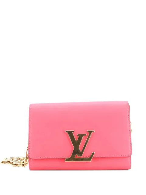 Louis Vuitton Pre-Owned bolsa de mano Chain Louise de piel GM