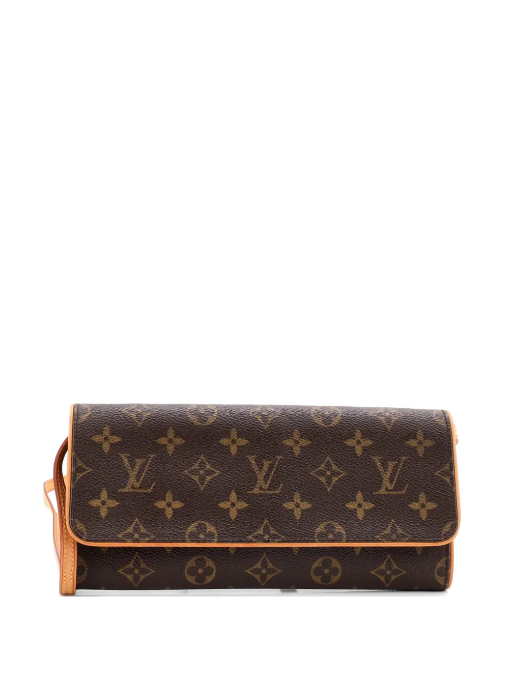 Louis Vuitton Pre-Owned Twin Handbag Monogram Canvas GM crossbody bag - Braun