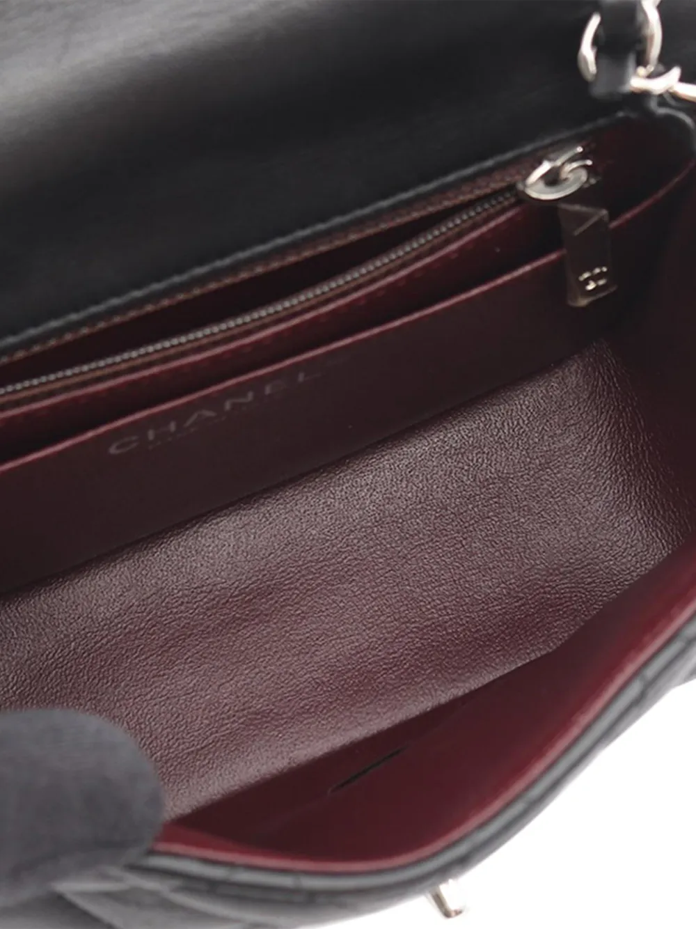2017-2018 Mini Square Classic Lambskin Single Flap Crossbody Bag