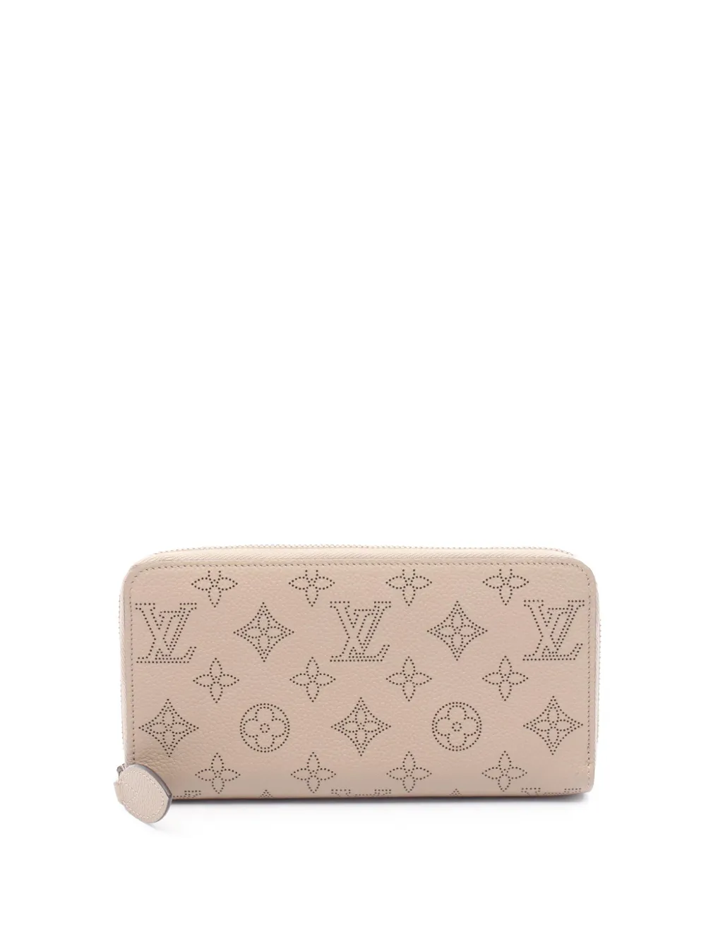 Louis Vuitton Pre-Owned 2010-2026 Monogram Mahina Zippy Wallet long wallets - Braun