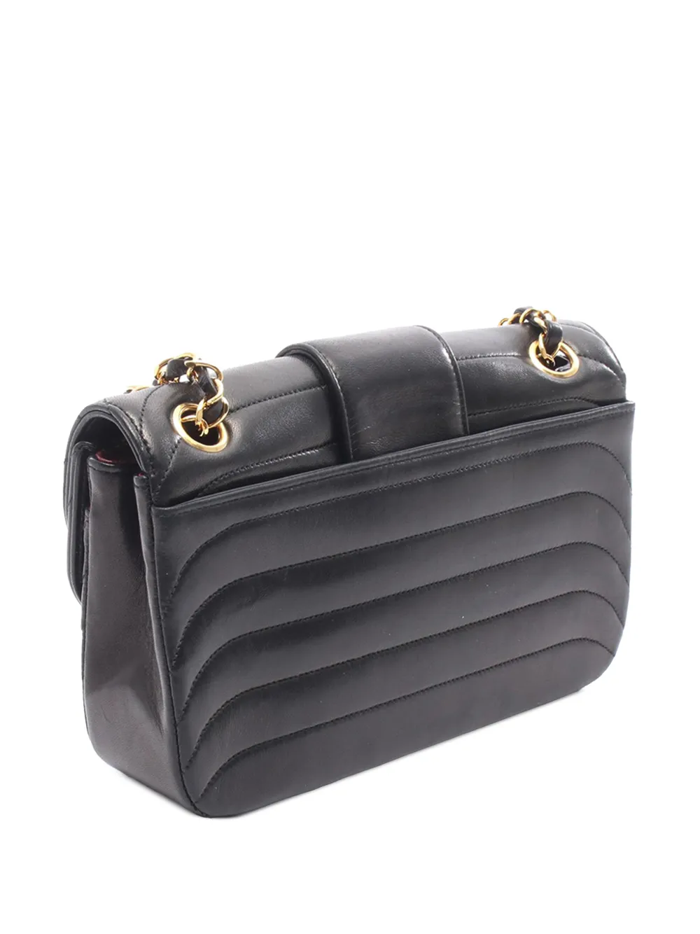 1991-1994 Lambskin Mademoiselle Flap Shoulder Bag
