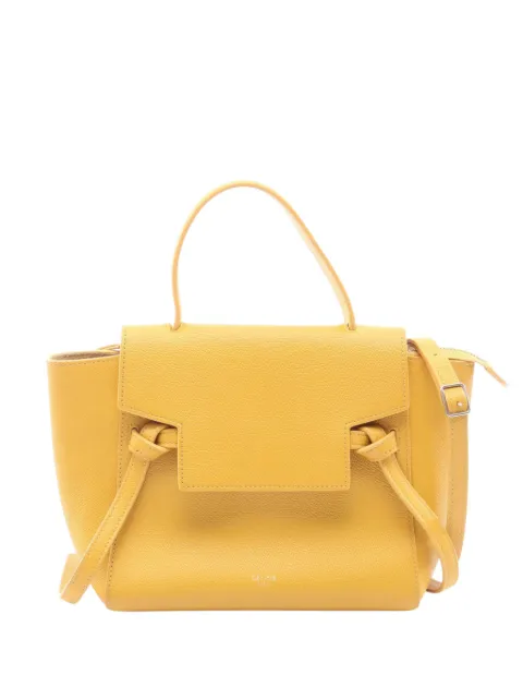 Celine Pre-Owned 2010-2026 Nano Grained Calfskin Belt Bag satchel