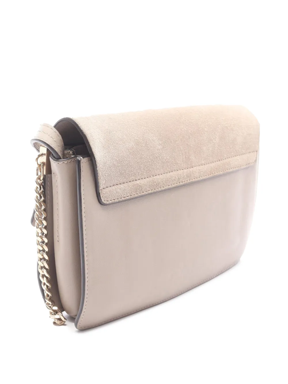 2010-2026 Small Suede And Calfskin Faye Crossbody Bag